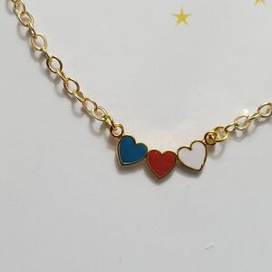 **Sale** Jessica Elliott triple heart necklace
